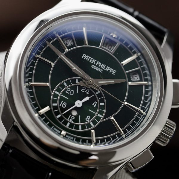 Đồng Hồ Patek Philippe Complications 5905G Replica Cao Cấp Mặt Xanh Lá (6)