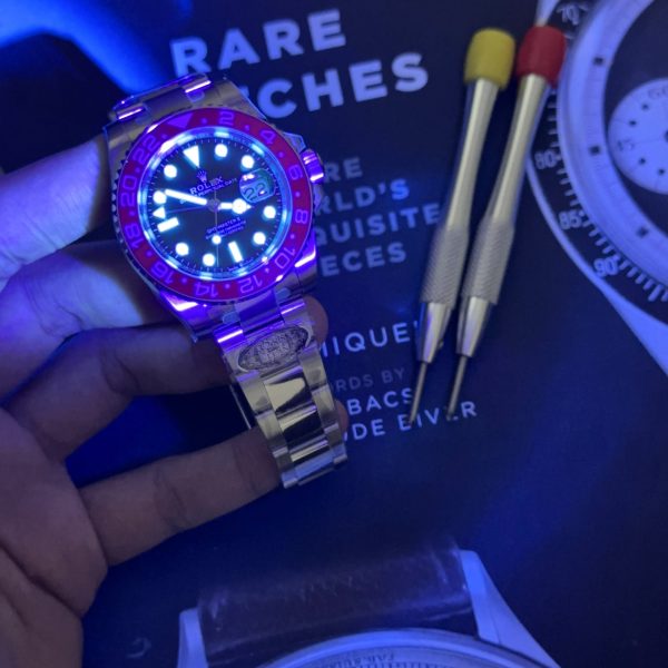 Đồng Hồ Rolex GMT-Master II 126710BLRO Pepsi V3 Dây Oyster Nhà Máy Clean (3)