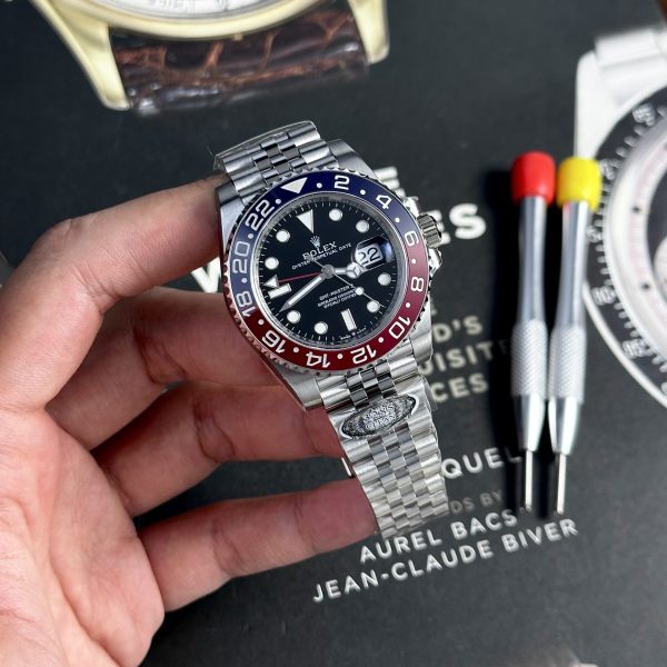 Đồng Hồ Rolex GMT-Master II 126710BLRO Pepsi V3 New 2024 Nhà Máy Clean (12)