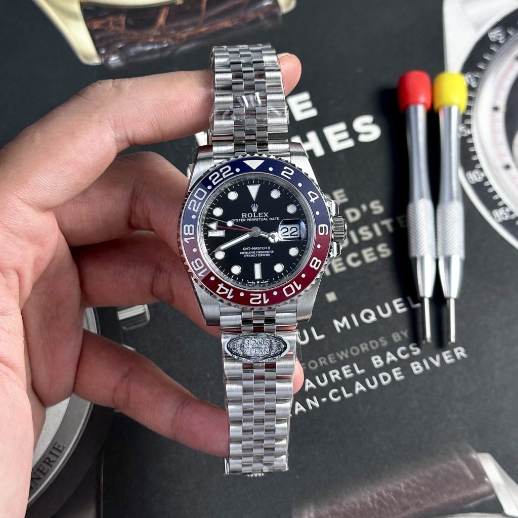 Đồng Hồ Rolex GMT-Master II 126710BLRO Pepsi V3 New 2024 Nhà Máy Clean (12)