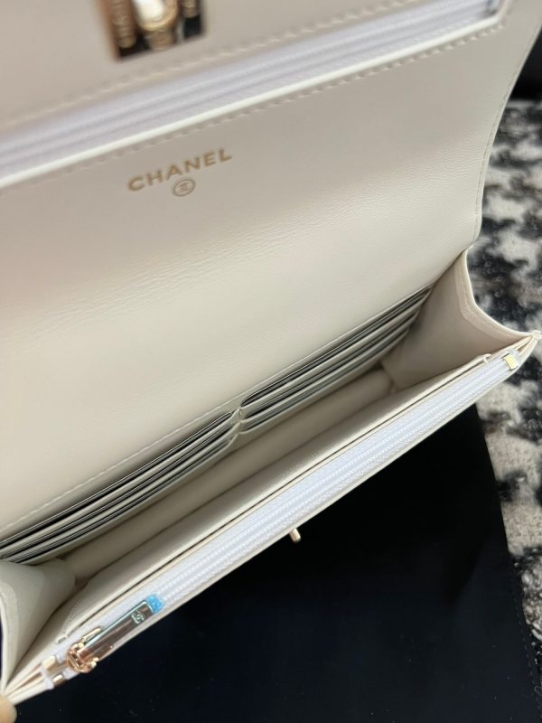 Túi Xách Nữ Chanel Woc Siêu Cấp Màu Trắng Size 19cm (2)
