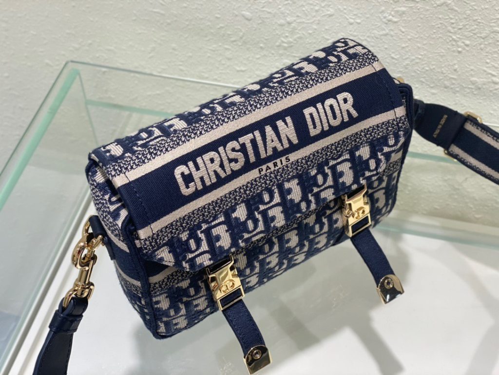 Túi Xách Nữ Dior Camp Hoạ Tiết Canvas Siêu Cấp 25x15x8cm (2)