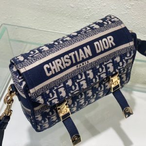 Túi Xách Nữ Dior Camp Hoạ Tiết Canvas Siêu Cấp 25x15x8cm (2)