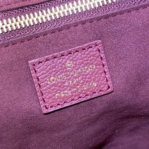 Túi Xách Nữ Hàng Hiệu Louis Vuitton LV Never Full Màu Đỏ Mận 32x29x17cm (2)