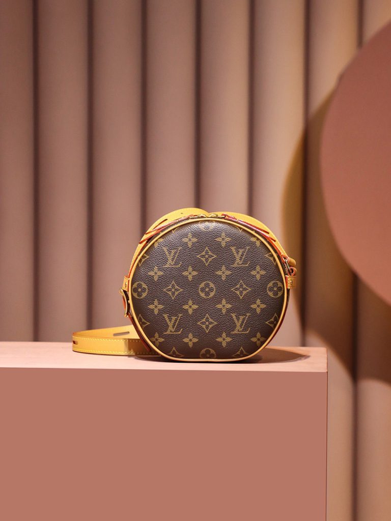 Túi Xách Nữ Louis Vuitton LV Petite Boite Chapeau Hoạ Tiết Monogram Size 17x18x7cm (2)