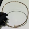 Vòng Cổ Nữ Cartier Juste Un Clou Chế Tác Vàng 18K Kim Cương Tự Nhiên (2)