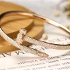 Vòng Tay Nữ Cartier Juste Un Clou Đính Full Kim Cương Tuỳ Chỉnh Vàng 18K (2)