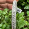 Vòng Tay Nữ Chế Tác Vàng Trắng 10k Kim Cương Moissanite (2)