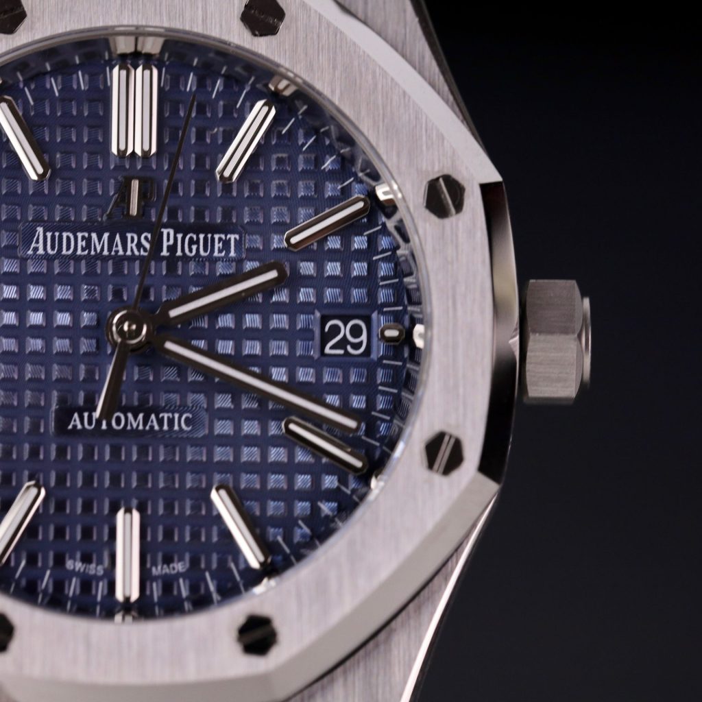 Đồng Hồ Audemars Piguet Royal Oak 15450ST Fake 11 Mặt Xanh 37mm (2)