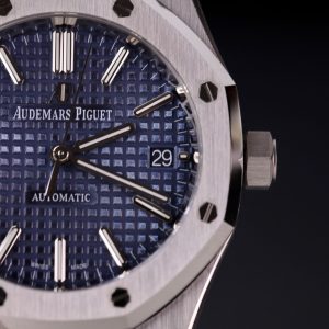 Đồng Hồ Audemars Piguet Royal Oak 15450ST Fake 11 Mặt Xanh 37mm (2)