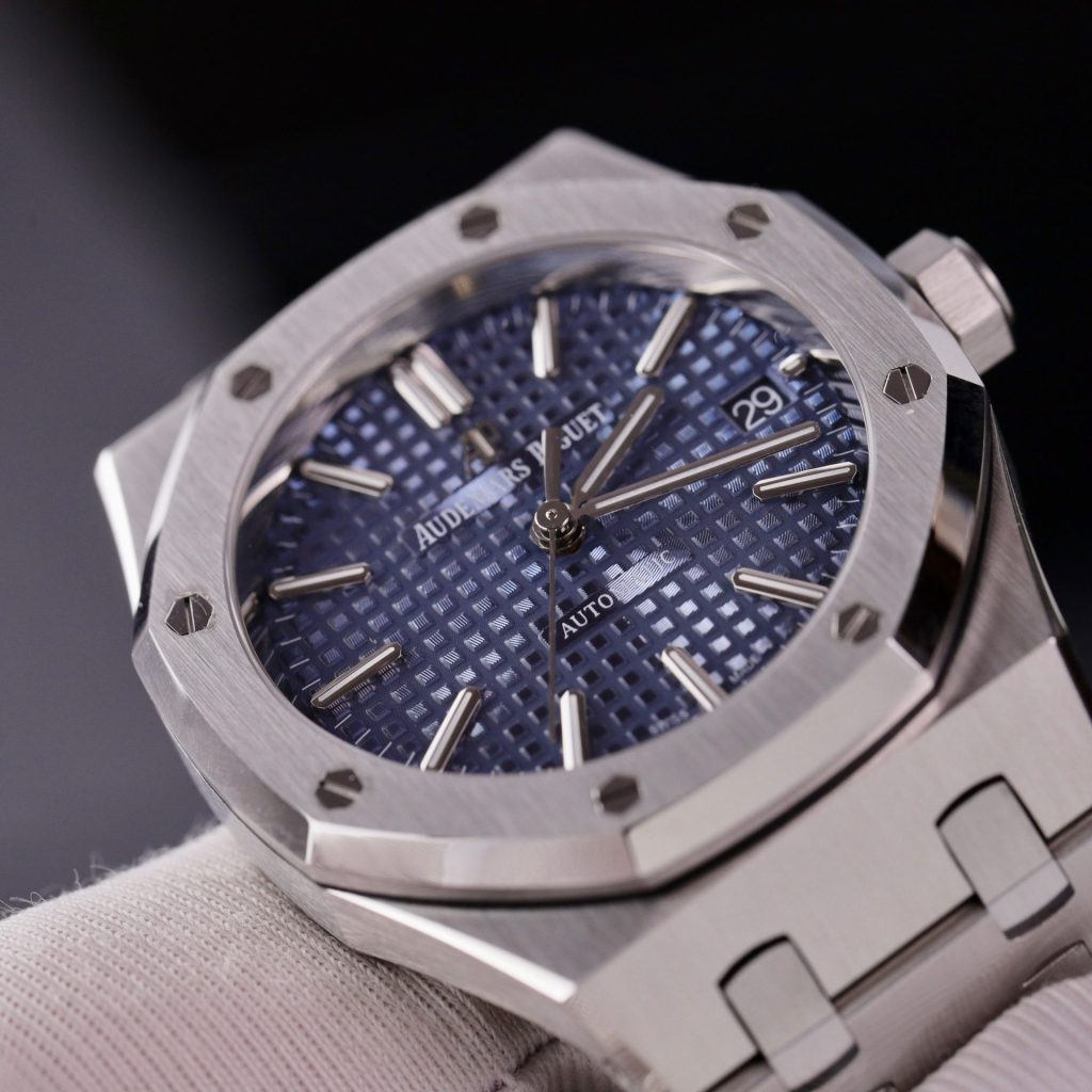 Đồng Hồ Audemars Piguet Royal Oak 15450ST Fake 11 Mặt Xanh 37mm (2)