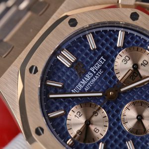 Đồng Hồ Audemars Replica 11 Piguet Royal Oak Chronograph 26331OR Mặt Xanh 41mm (1)