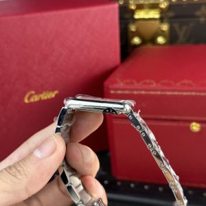 Đồng Hồ Cartier Replica 11 Tank Solo Dây Da Cọc Số La Mã AF Factory 22.5×33 (1)