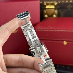 Đồng Hồ Cartier Replica 11 Tank Solo Dây Da Cọc Số La Mã AF Factory 22.5×33 (1)