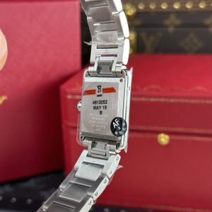 Đồng Hồ Cartier Replica 11 Tank Solo Dây Da Cọc Số La Mã AF Factory 22.5×33 (1)