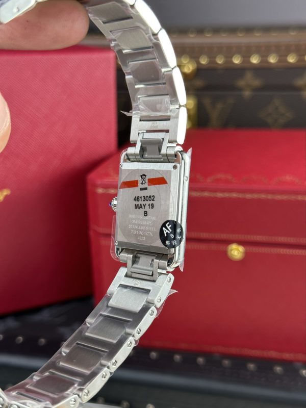 Đồng Hồ Cartier Replica 11 Tank Solo Dây Da Cọc Số La Mã AF Factory 22.5×33 (1)