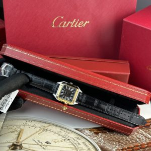 Đồng Hồ Cartier Santos Dumont Large Demi Gold Replica 11 F1