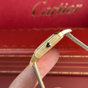 Đồng Hồ Cartier Santos Dumont Large Gold Replica Cao Cấp F1
