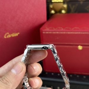 Đồng Hồ Cartier Tank Solo Replica 11 Dây Kim Loại AF Factory 22x29 (1)