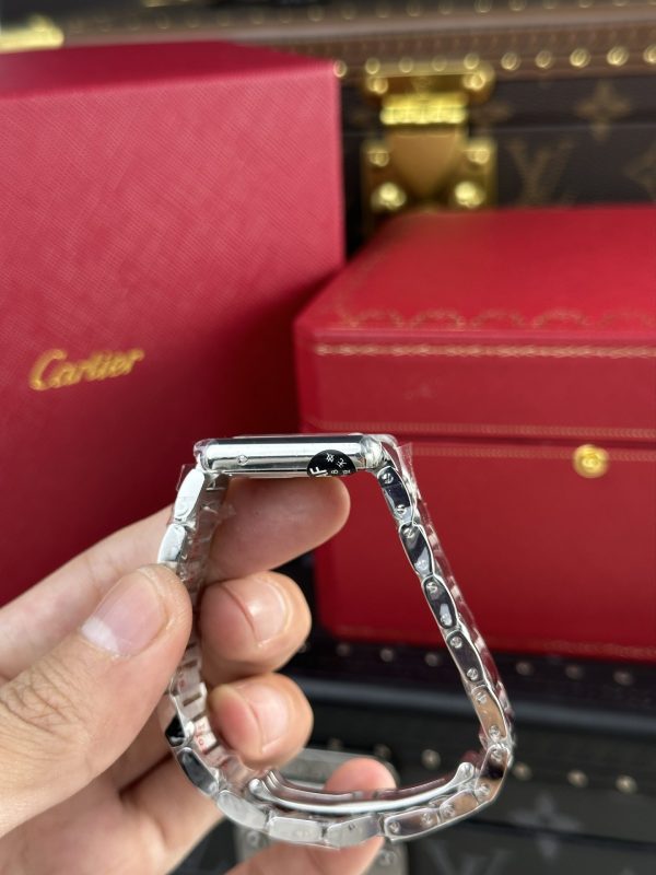 Đồng Hồ Cartier Tank Solo Replica 11 Dây Kim Loại AF Factory 22x29 (1)