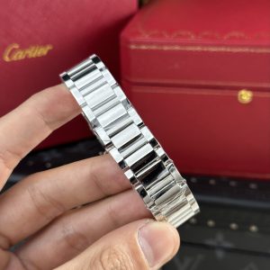 Đồng Hồ Cartier Tank Solo Replica 11 Dây Kim Loại AF Factory 22x29 (1)