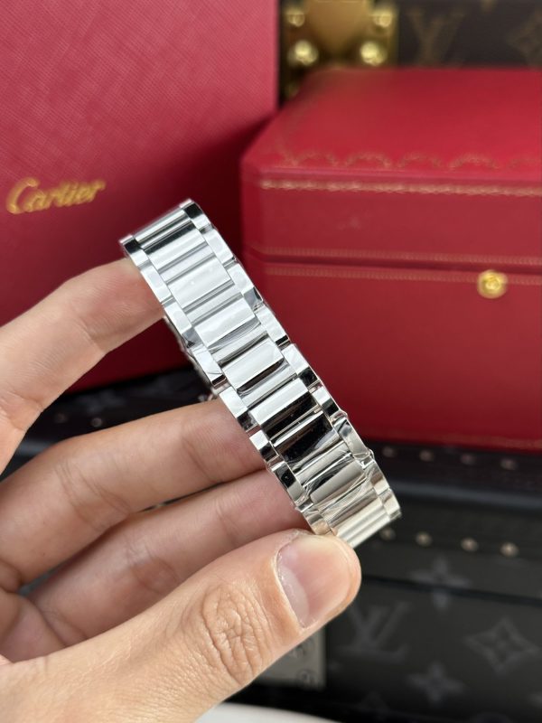 Đồng Hồ Cartier Tank Solo Replica 11 Dây Kim Loại AF Factory 22x29 (1)