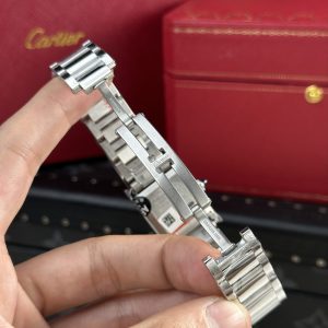 Đồng Hồ Cartier Tank Solo Replica 11 Dây Kim Loại AF Factory 22x29 (1)