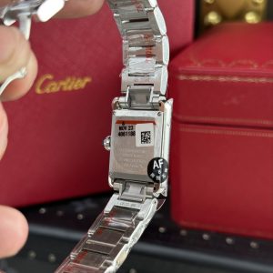 Đồng Hồ Cartier Tank Solo Replica 11 Dây Kim Loại AF Factory 22x29 (1)