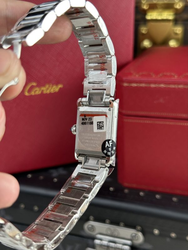 Đồng Hồ Cartier Tank Solo Replica 11 Dây Kim Loại AF Factory 22x29 (1)