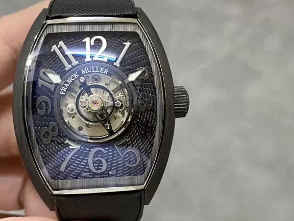 Đồng Hồ Franck Muller Grand Central Tourbillon Vỏ Carbon Chế Tác 45mm (1)