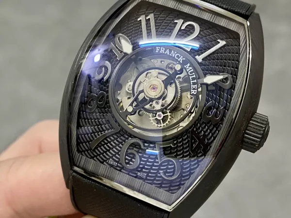 Đồng Hồ Franck Muller Grand Central Tourbillon Vỏ Carbon Chế Tác 45mm (1)