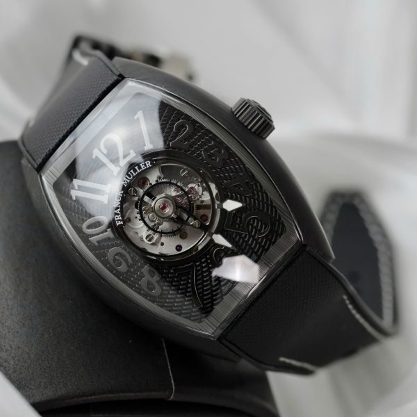 Đồng Hồ Franck Muller Grand Central Tourbillon Vỏ Carbon Chế Tác Máy Automatic 45mm (2)