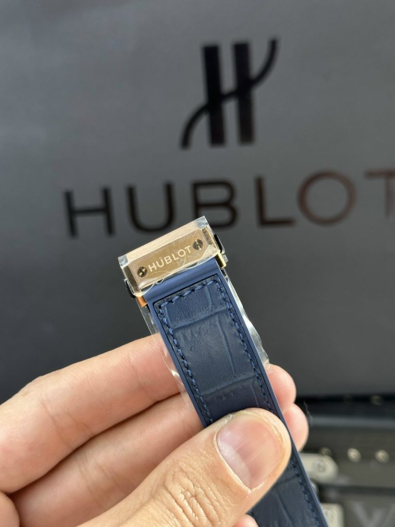 Đồng Hồ Hublot Classic Fusion King Gold Chế Tác Màu Xanh JJF 2024 38mmm (9)