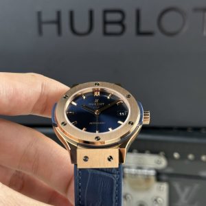 Đồng Hồ Hublot Classic Fusion King Gold Chế Tác Màu Xanh JJF 2024 38mmm (9)