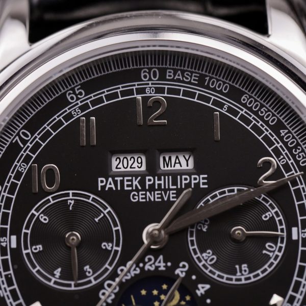 Đồng Hồ Patek Phillipe Rep 11 Perpetal Calendar 5270 Màu Đen Dây Da 41mm (2)