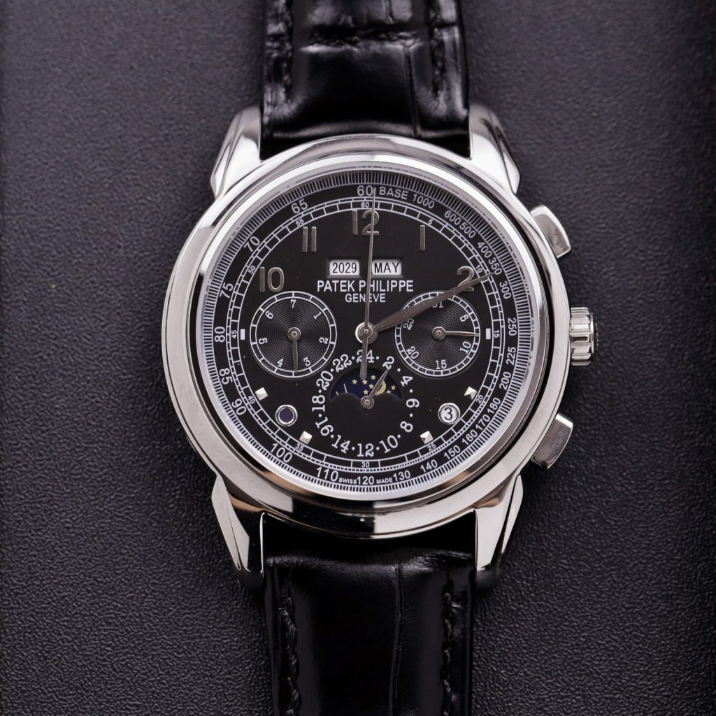 Đồng Hồ Patek Phillipe Rep 11 Perpetal Calendar 5270 Màu Đen Dây Da 41mm (2)