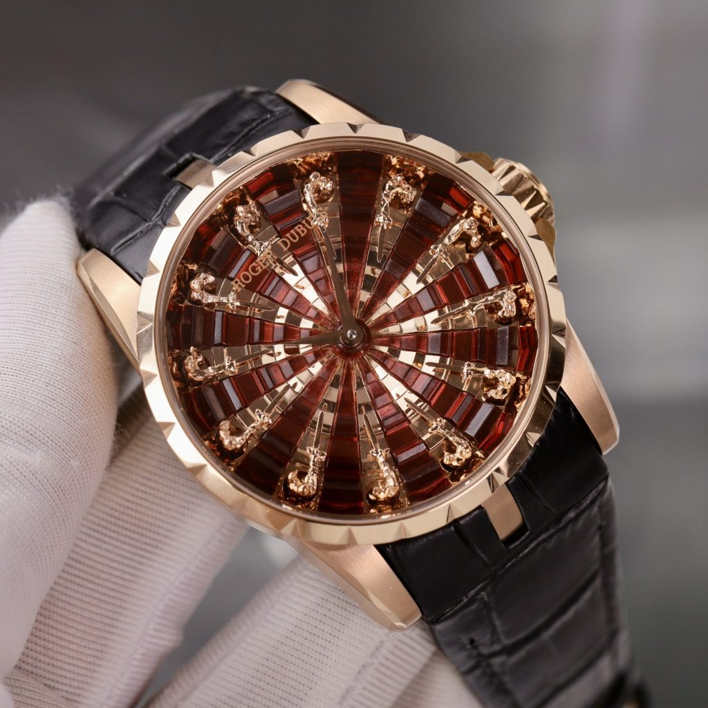 Đồng Hồ Roger Dubuis Replica 11 Excalibur Knights Of The Round RDDBEX 0785 Màu Đỏ 45mm (2)