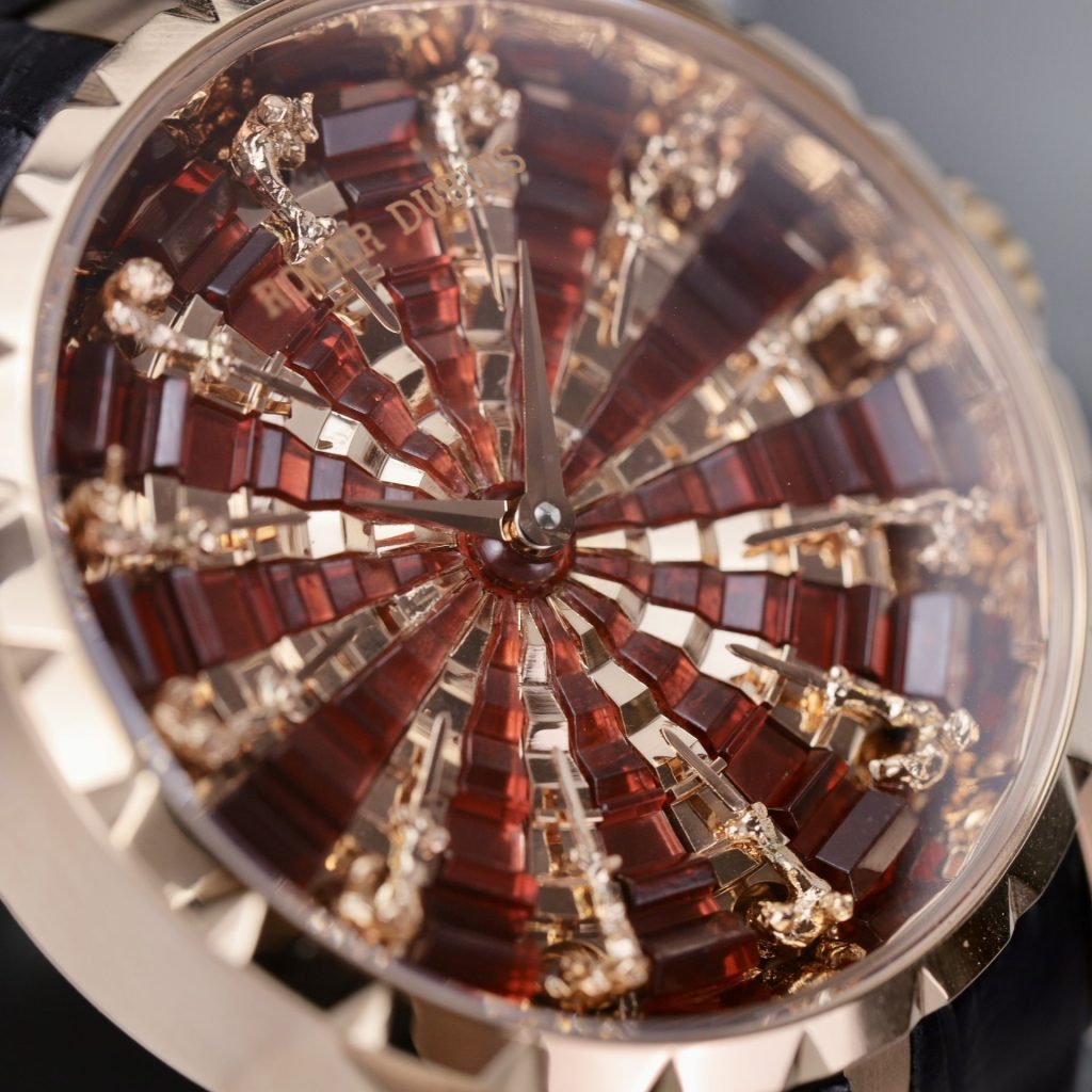 Đồng Hồ Roger Dubuis Replica 11 Excalibur Knights Of The Round RDDBEX 0785 Màu Đỏ 45mm (2)