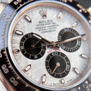 Đồng Hồ Rolex Chế Tác Mặt Thiên Thạch Tinh Chỉnh Trọng Lượng 120gram Daytona M116515LN Vàng Hồng 40mm (1)