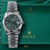 Đồng Hồ Rolex DateJust 126334 Mặt Motif Màu Xanh Lá Cây VSF 41mm (6)