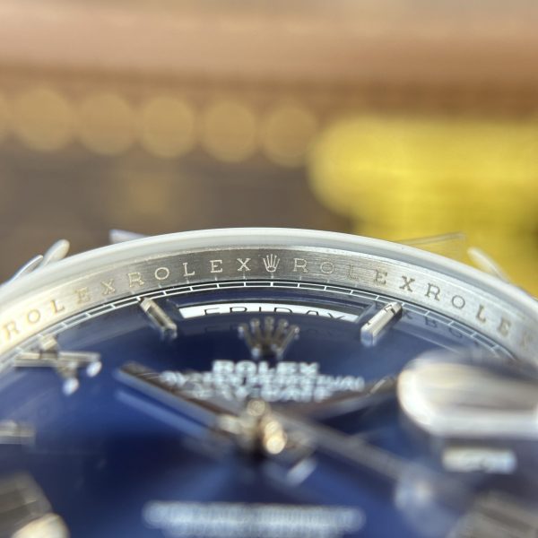 Đồng Hồ Rolex Day-Date 228236 Replica 11 Tinh Chỉnh 185gram Mặt Xanh Dương 40mm (2)