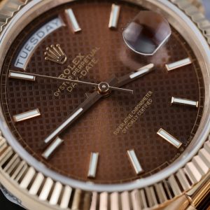 Đồng Hồ Rolex Day-Date Chế Tác Mặt Chocolate Nhà Máy GM V3 40mm (1)