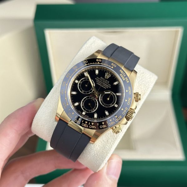 Đồng Hồ Rolex Daytona 116518LN Mặt Đen Rep 11 Nhà Máy Clean 40mm (2)