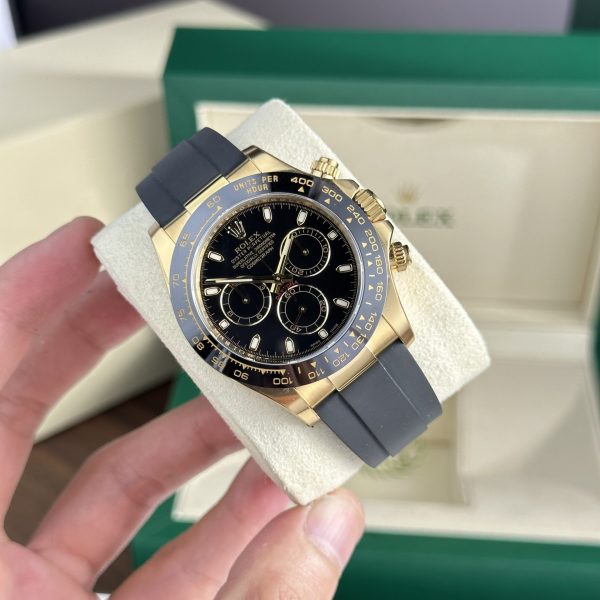 Đồng Hồ Rolex Daytona 116518LN Mặt Đen Rep 11 Nhà Máy Clean 40mm (2)