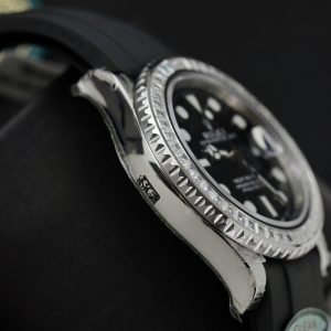 Đồng Hồ Rolex Yacht Master Độ Kim Cương Moissanite