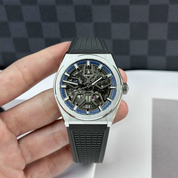 Đồng Hồ Zenith Defy Classic Replica 11 Nam Dây Cao Su LF Factory 41mm (1)