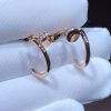 Bông Tai Chế Tác Cartier Juste Un Clou Kim Cương Tự Nhiên Vàng Hồng 18K (2)