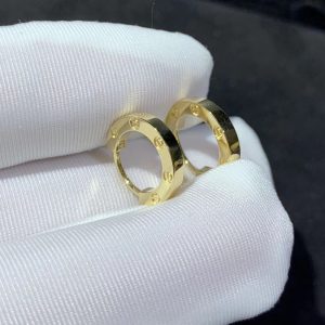 Bông Tai Nữ Cartier Love Chế Tác Vàng 18K (2)