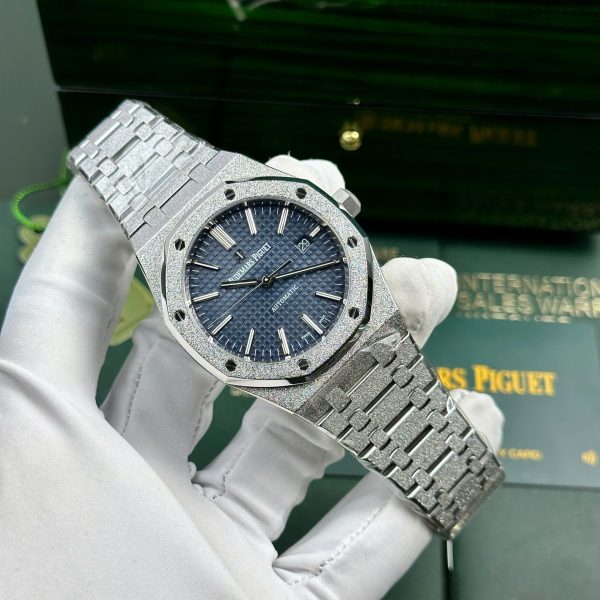 Đồng Hồ Audemars Piguet Royal Oak Frosted Gold 15410BC Replica 41mm (2)