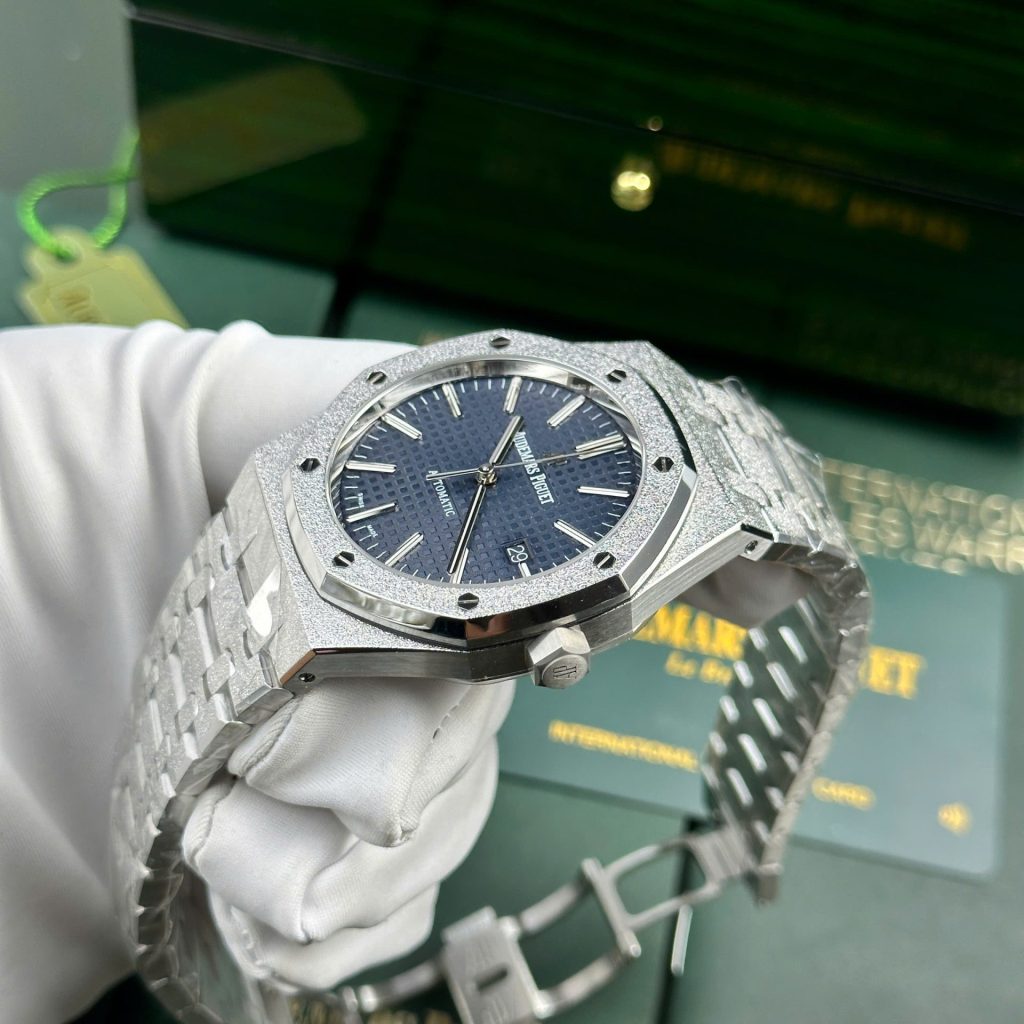 Đồng Hồ Audemars Piguet Royal Oak Frosted Gold 15410BC Replica 41mm (2)